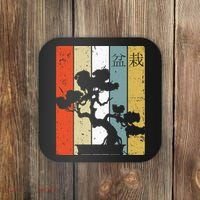 Bonsai Japanese Retro Bonsai Tree Coaster thumb 0