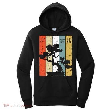 Bonsai Japanese Retro Bonsai Tree Women's Hoodie