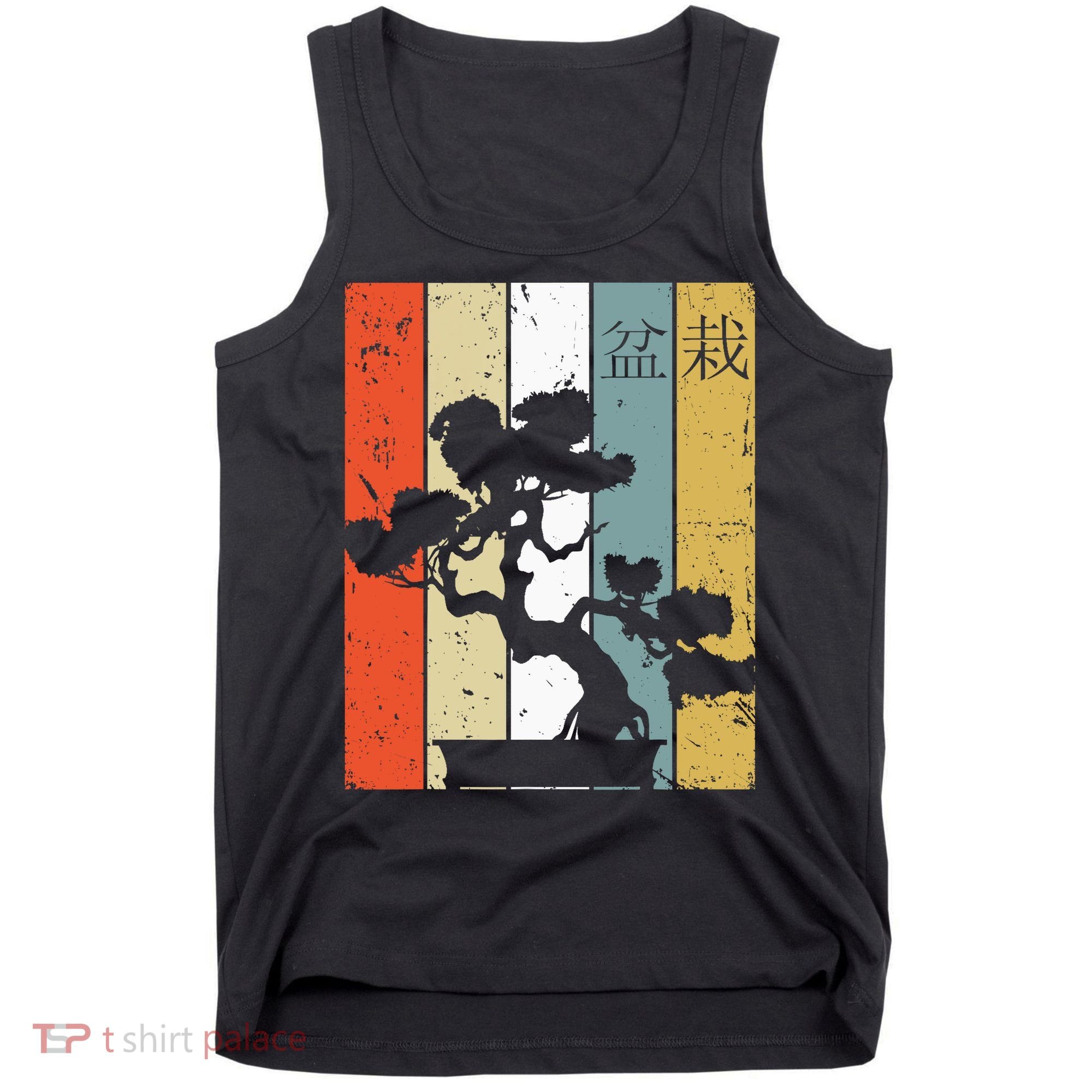Bonsai Japanese Retro Bonsai Tree Tank Top