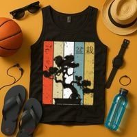 Bonsai Japanese Retro Bonsai Tree Tank Top thumb 4