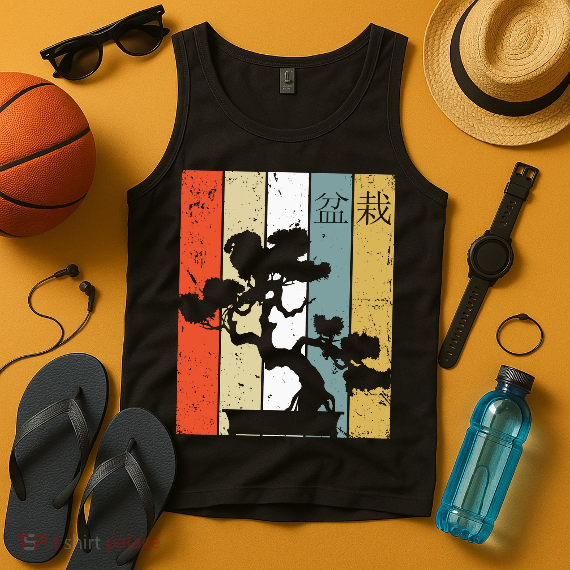 Bonsai Japanese Retro Bonsai Tree Tank Top
