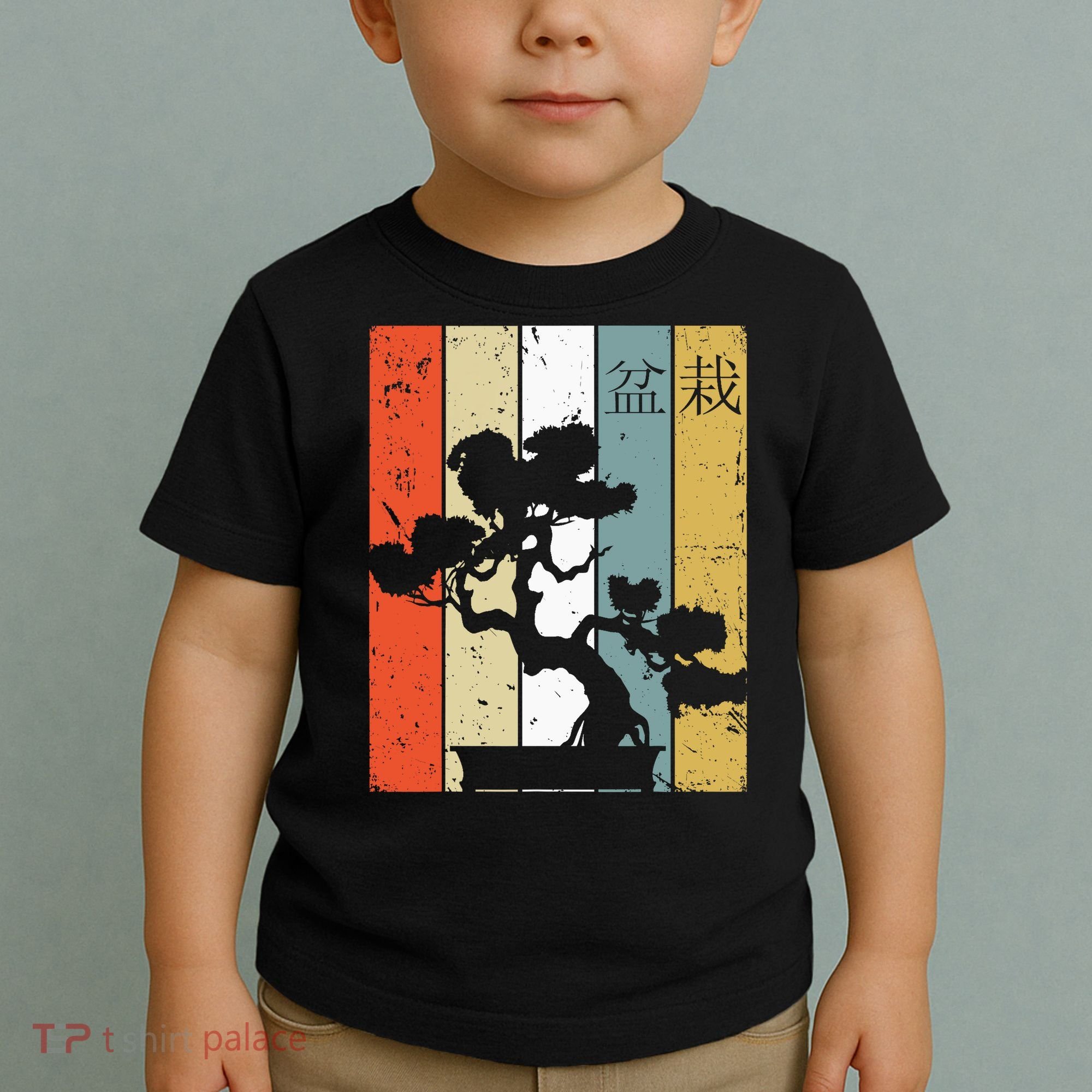 Bonsai Japanese Retro Bonsai Tree Toddler T-Shirt