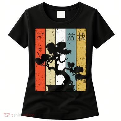 Bonsai Japanese Retro Bonsai Tree Women's T-Shirt
