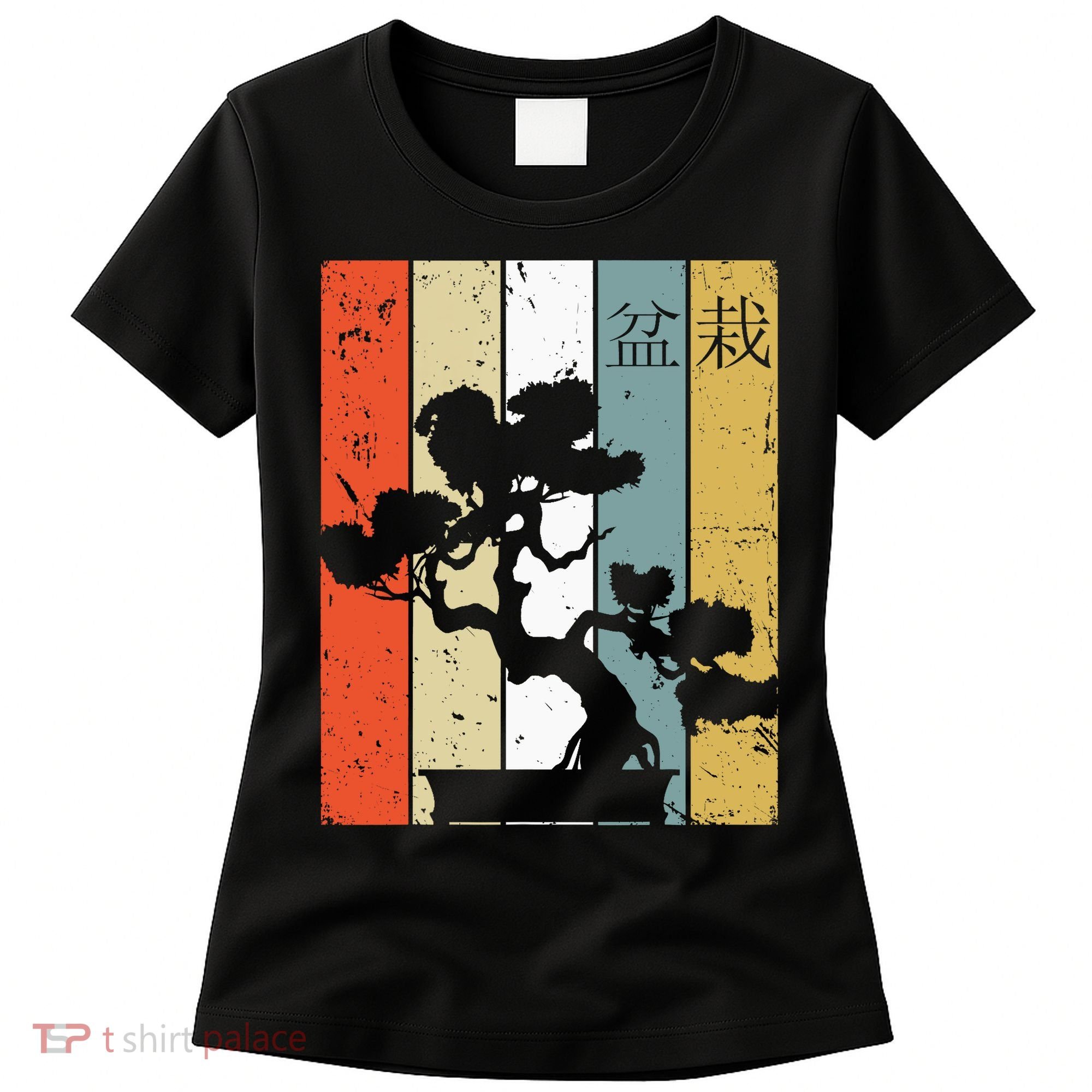 Bonsai Japanese Retro Bonsai Tree Women's T-Shirt