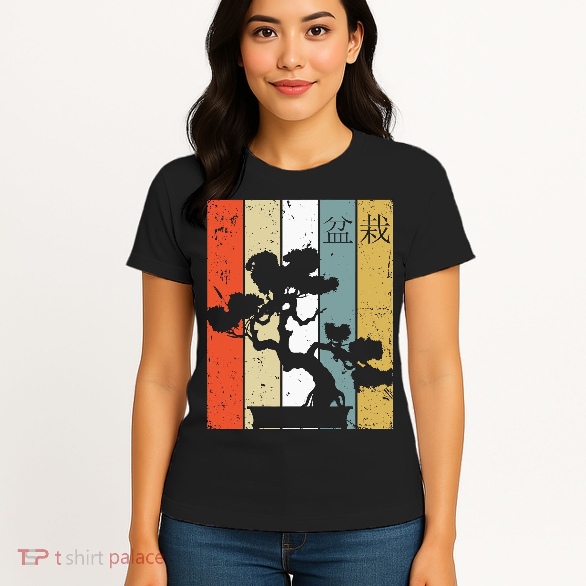 Bonsai Japanese Retro Bonsai Tree Women's T-Shirt