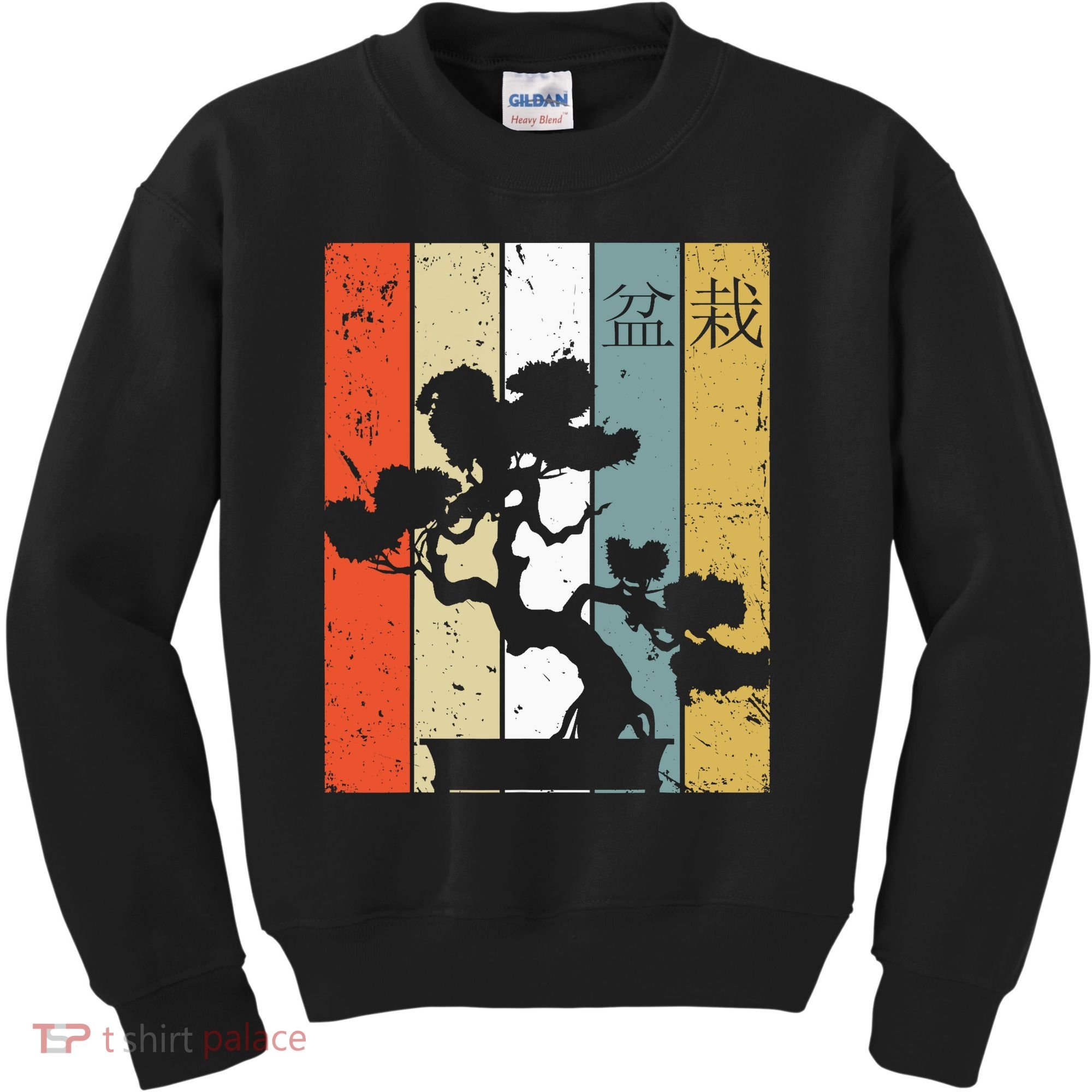 Bonsai Japanese Retro Bonsai Tree Kids Sweatshirt