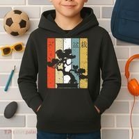 Bonsai Japanese Retro Bonsai Tree Kids Hoodie thumb 2