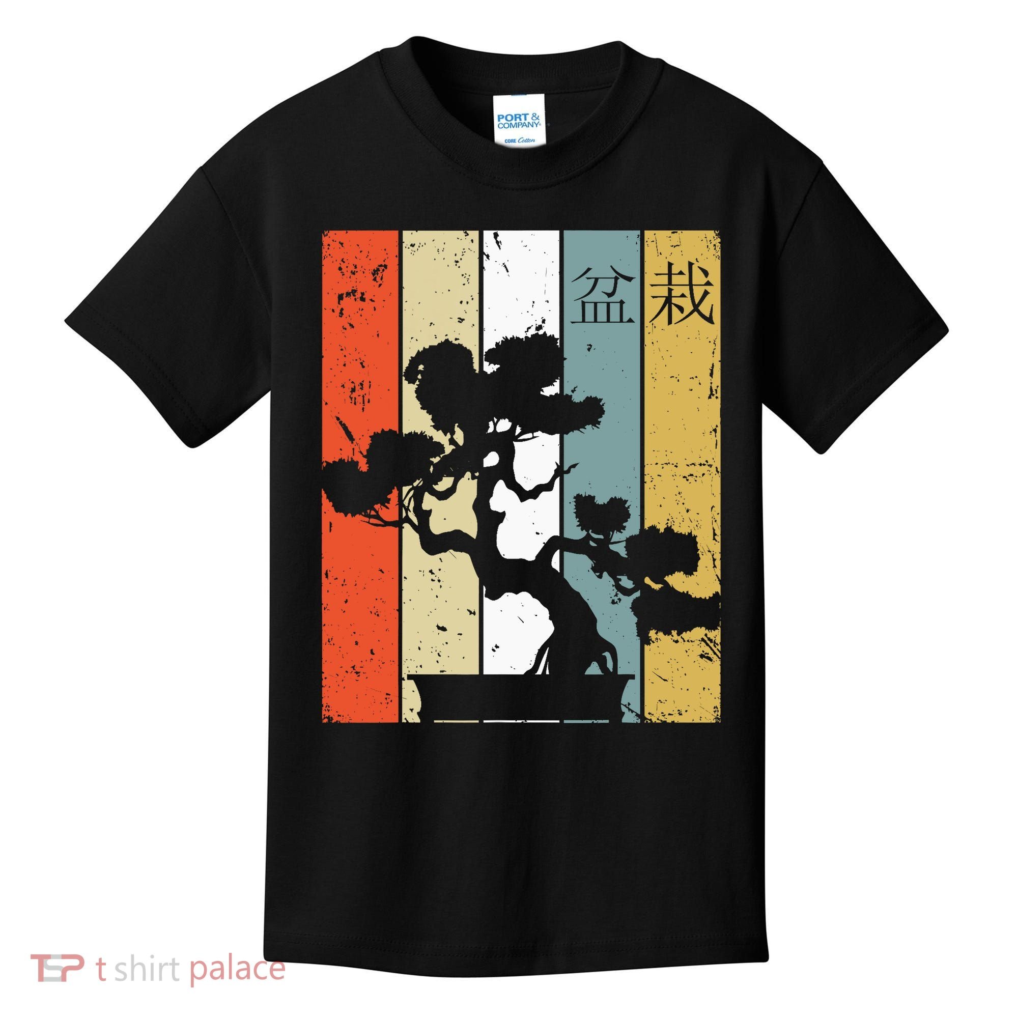 Bonsai Japanese Retro Bonsai Tree Kids T-Shirt