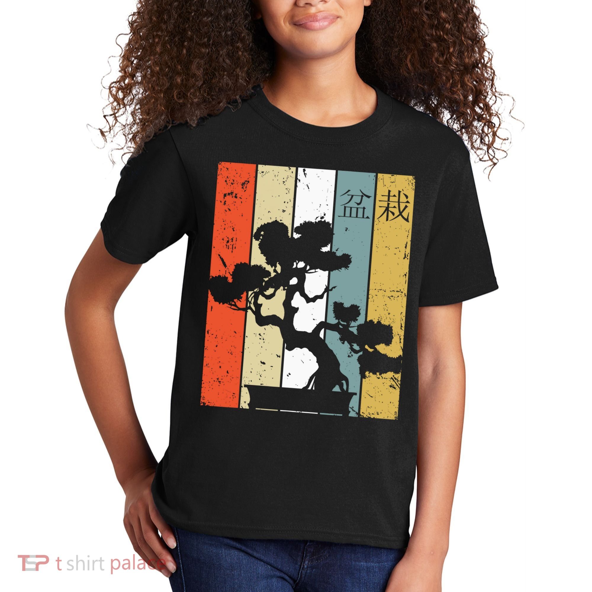 Bonsai Japanese Retro Bonsai Tree Kids T-Shirt