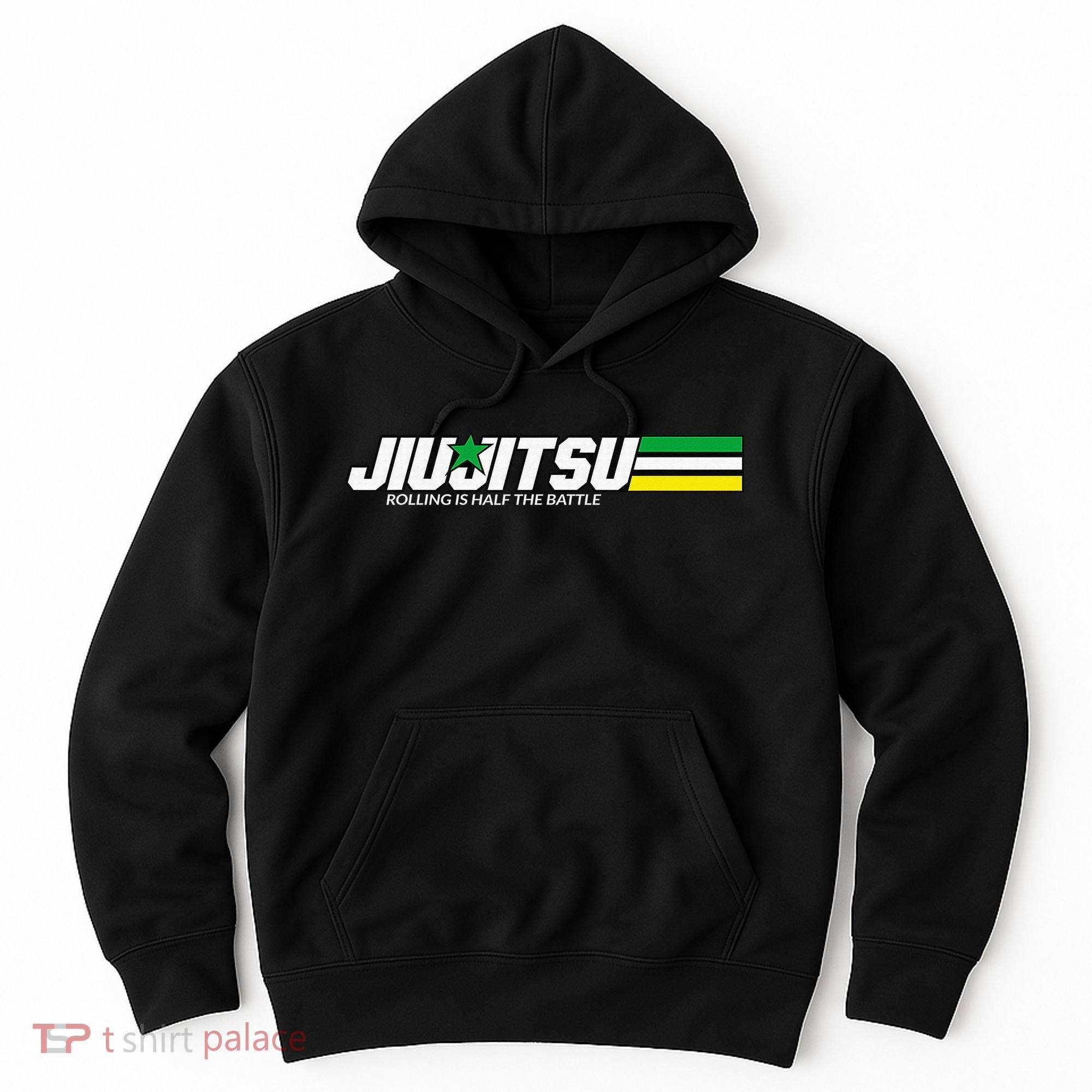 BJJ Jiu-Jitsu Rolling is Half the Battle funny Judo Hoodie