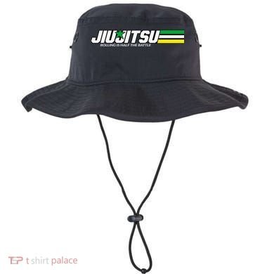 BJJ Jiu-Jitsu Rolling is Half the Battle funny Judo Bucket Hat