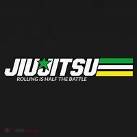 BJJ Jiu-Jitsu Rolling is Half the Battle funny Judo Women's Hoodie thumb 2