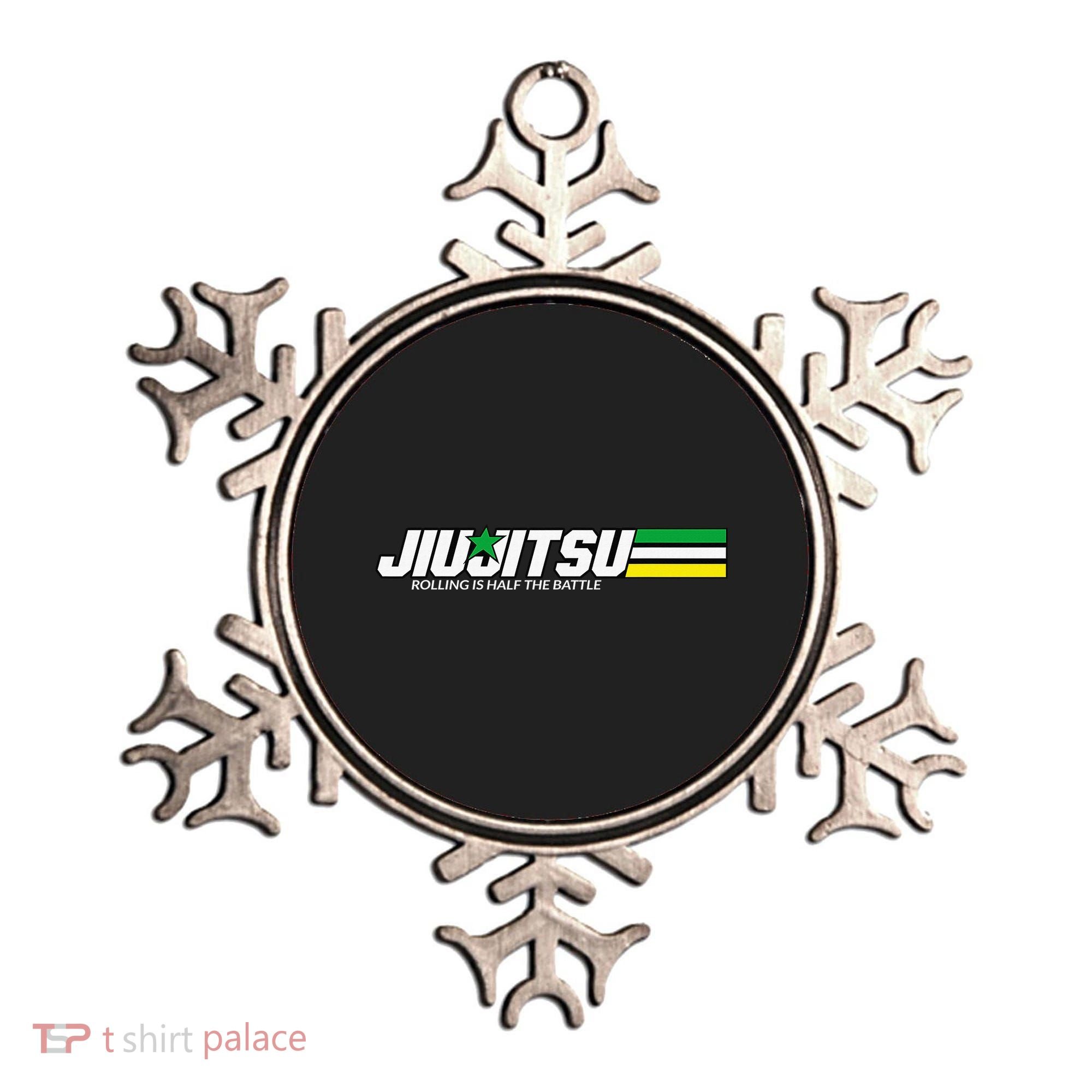 BJJ Jiu-Jitsu Rolling is Half the Battle funny Judo Ornament