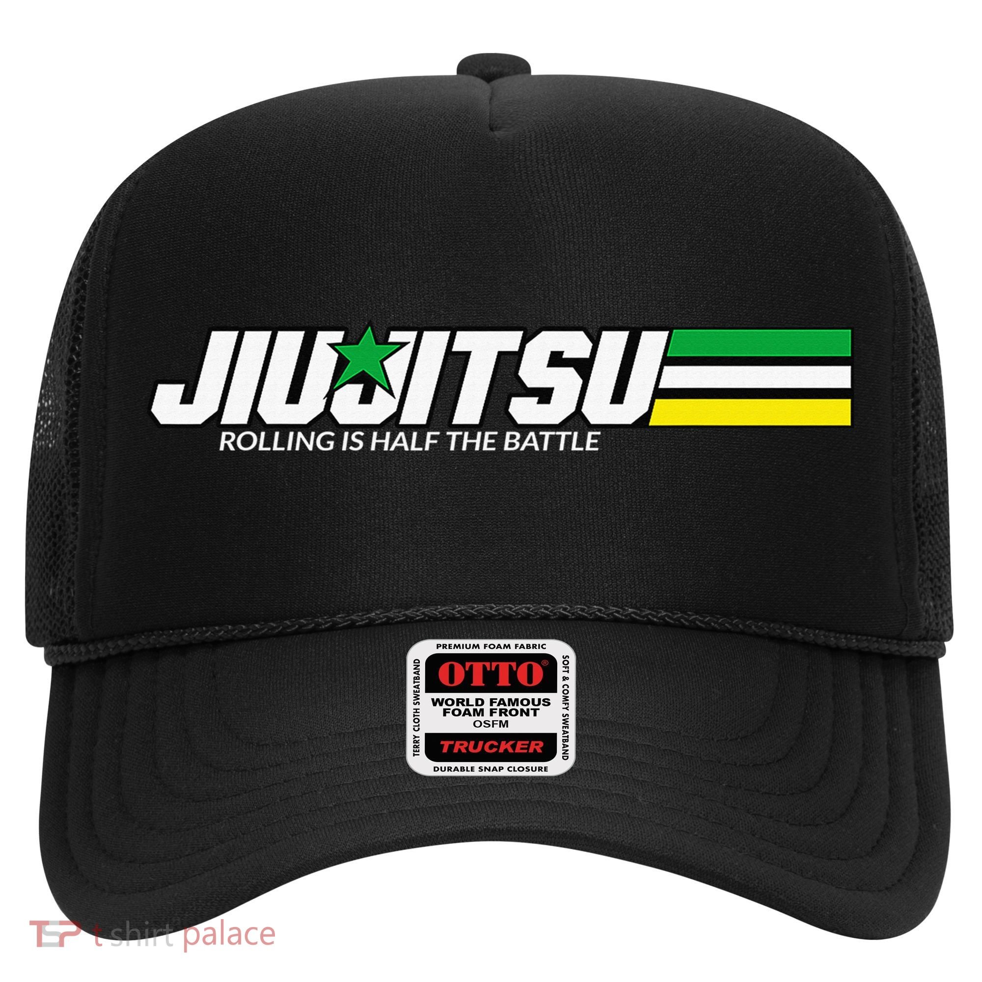 BJJ Jiu-Jitsu Rolling is Half the Battle funny Judo Hat