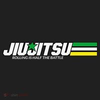 BJJ Jiu-Jitsu Rolling is Half the Battle funny Judo Hat thumb 2