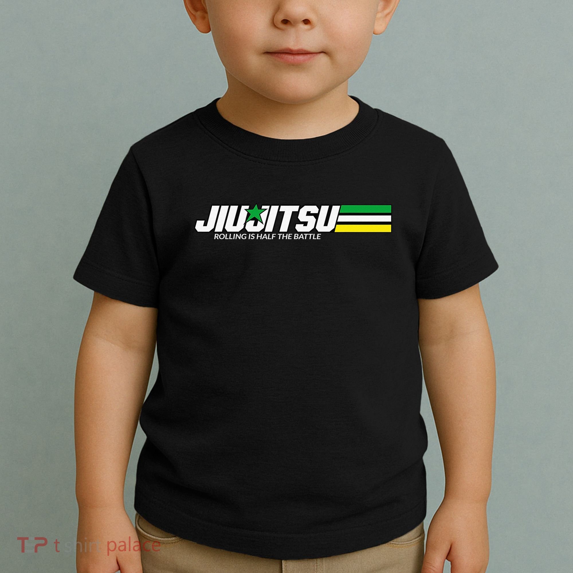 BJJ Jiu-Jitsu Rolling is Half the Battle funny Judo Toddler T-Shirt