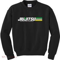 BJJ Jiu-Jitsu Rolling is Half the Battle funny Judo Kids Sweatshirt thumb 0