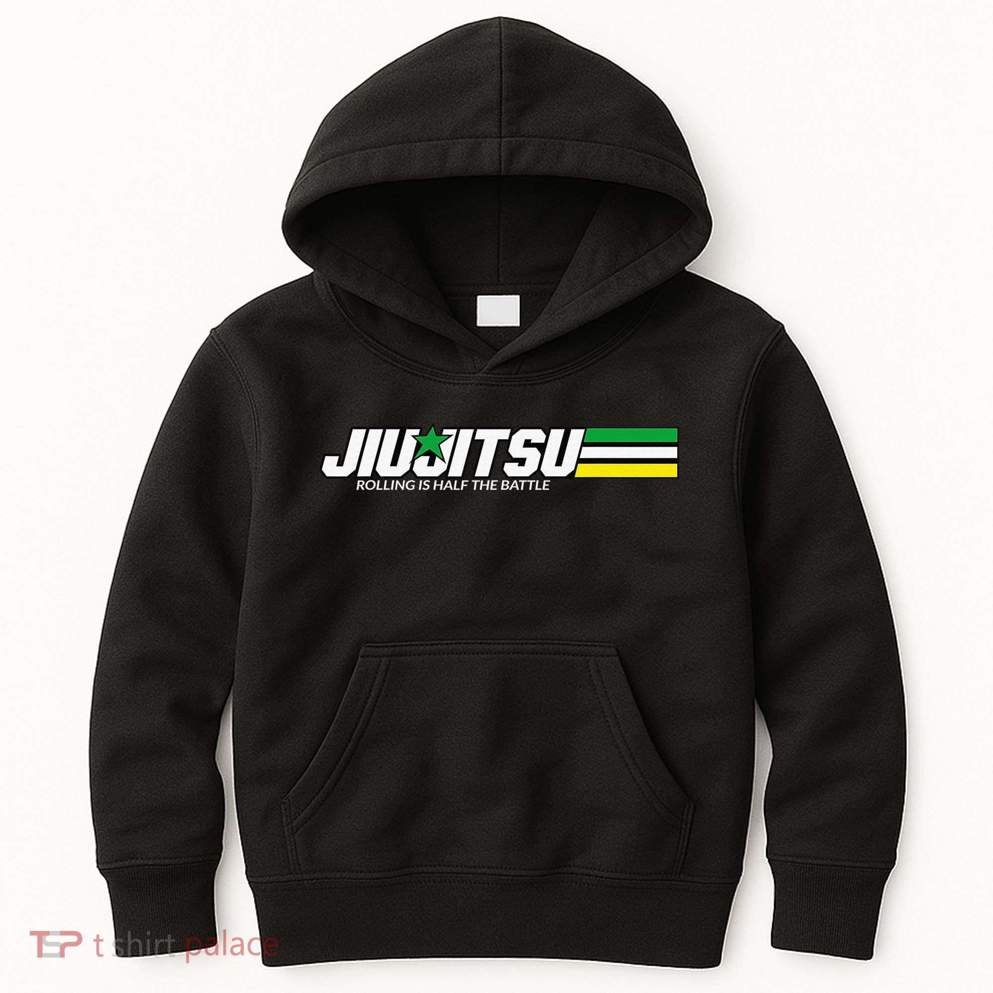 BJJ Jiu-Jitsu Rolling is Half the Battle funny Judo Kids Hoodie