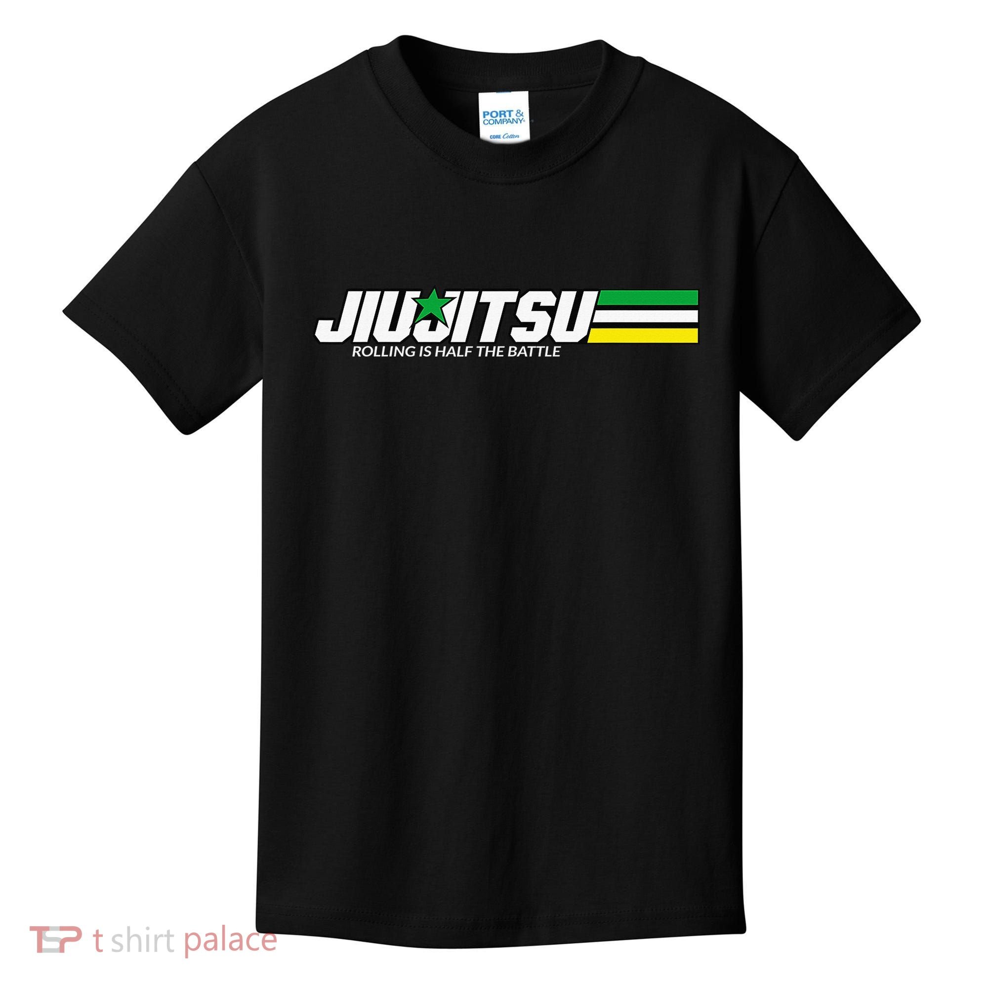 BJJ Jiu-Jitsu Rolling is Half the Battle funny Judo Kids T-Shirt