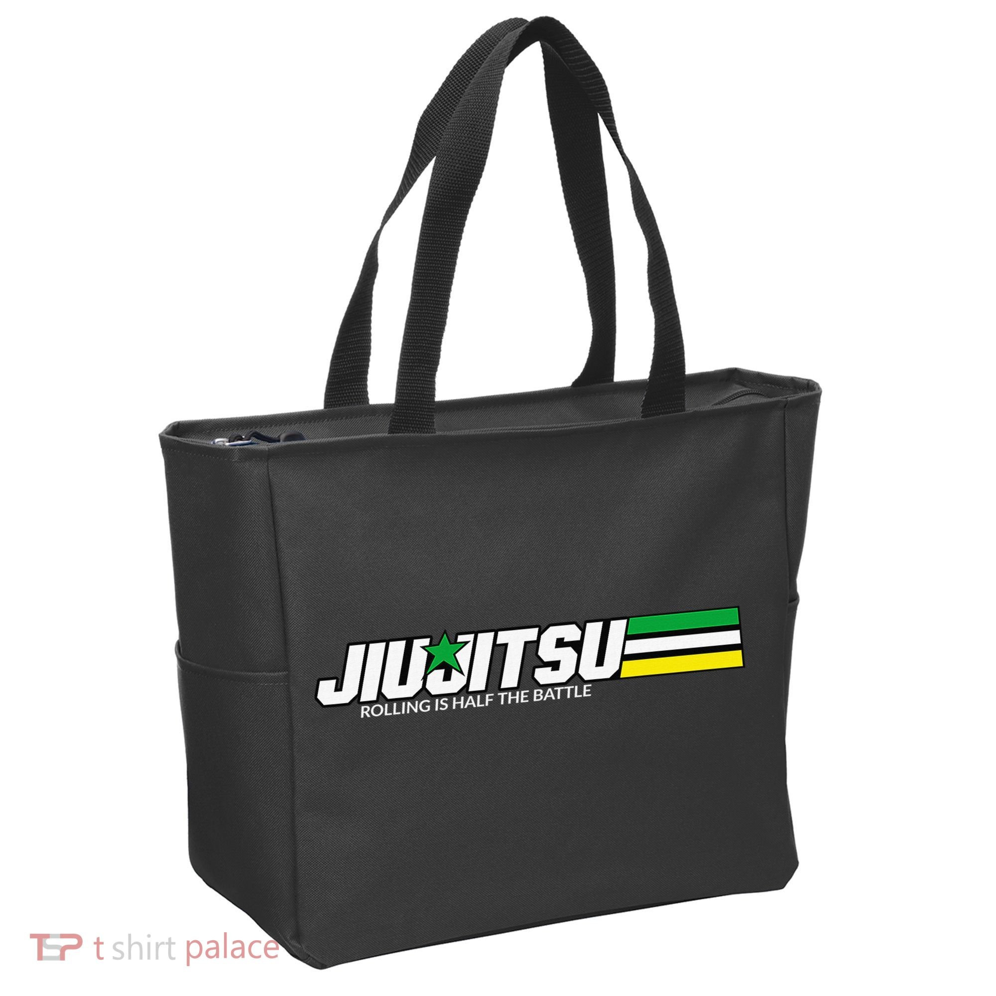 BJJ Jiu-Jitsu Rolling is Half the Battle funny Judo Tote Bag