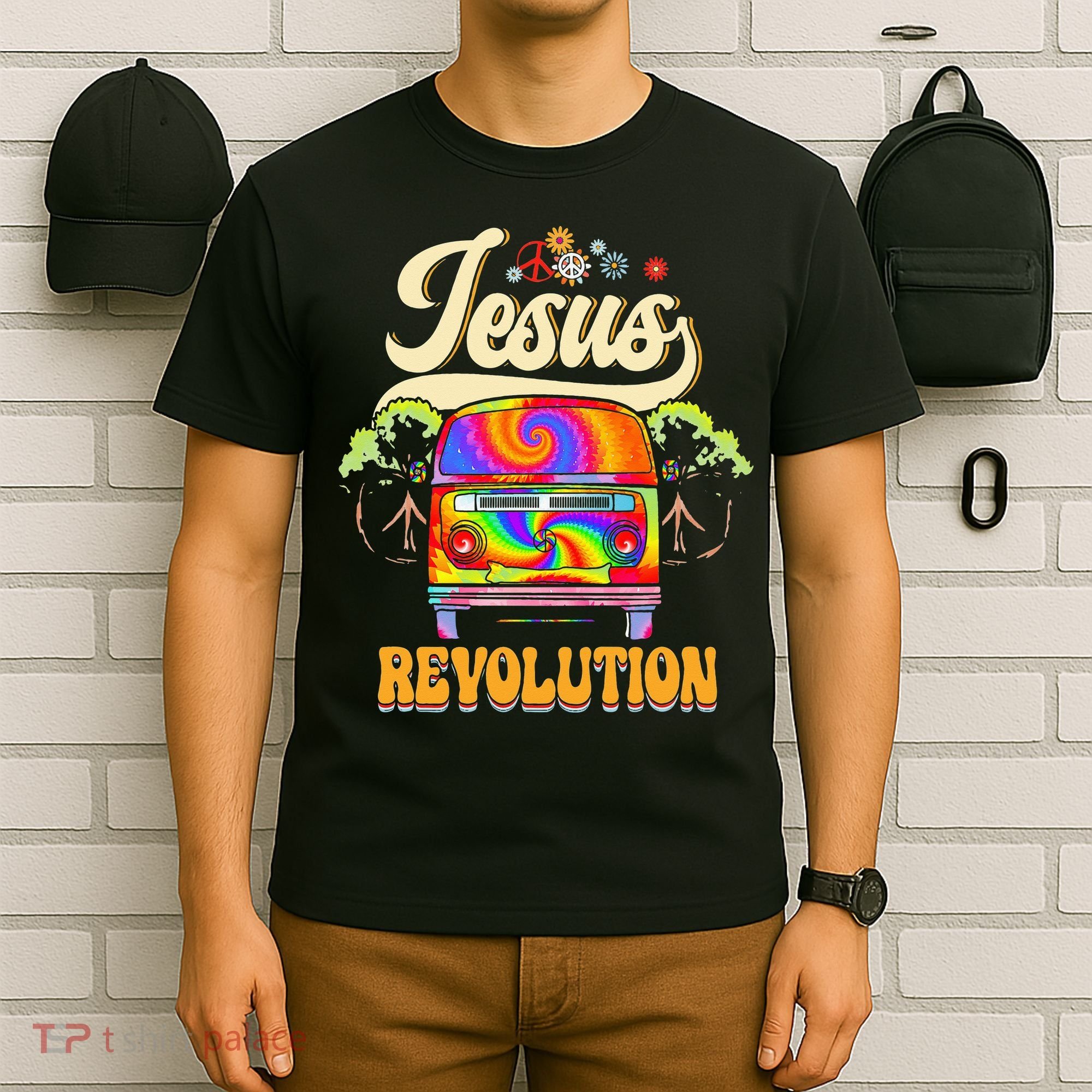 Boho Jesus Revolution Christian Faith Based Jesus Costume T-Shirt
