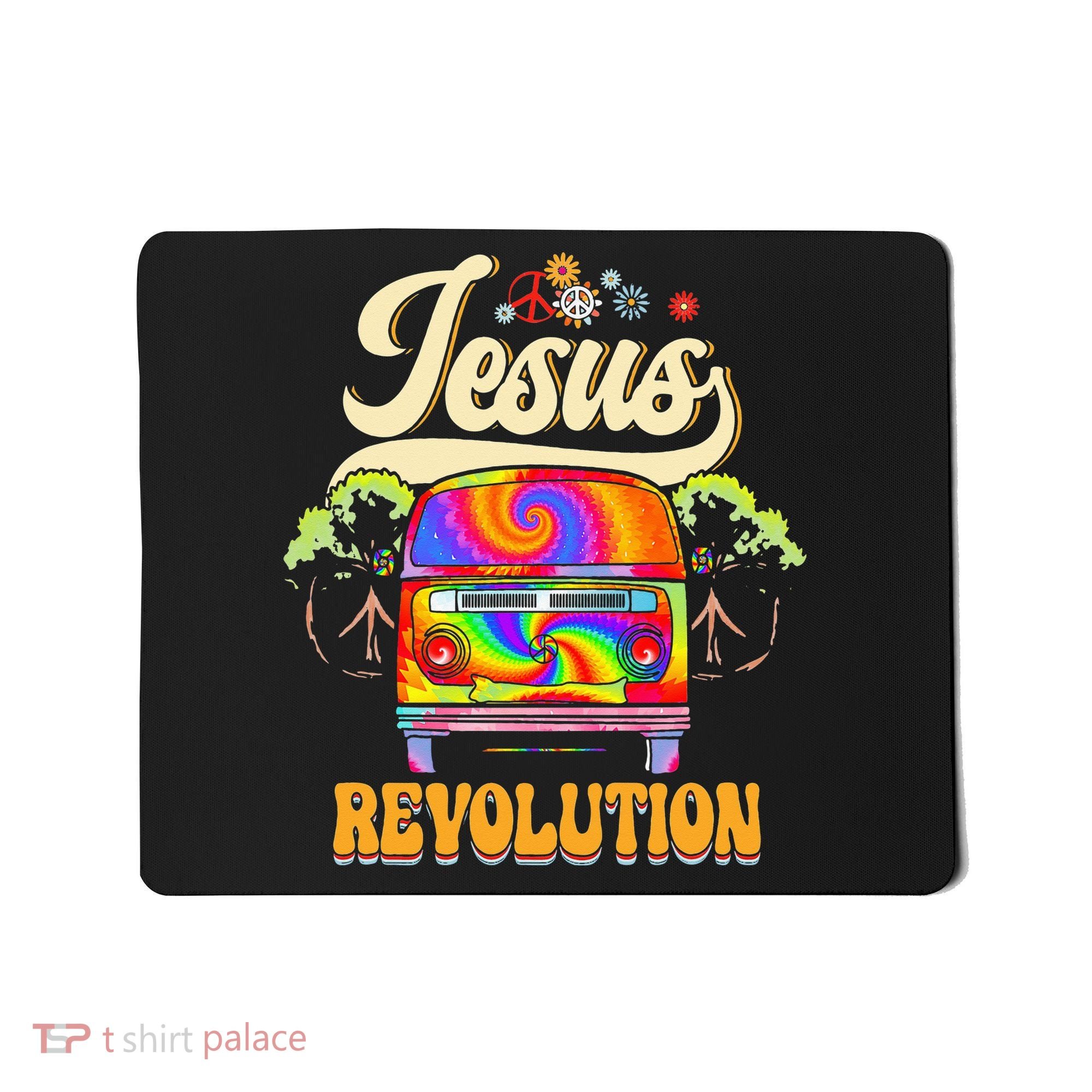 Boho Jesus Revolution Christian Faith Based Jesus Costume Mousepad