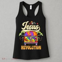 Boho Jesus Revolution Christian Faith Based Jesus Costume Women's Tank Top thumb 3