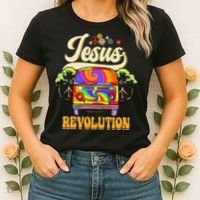 Boho Jesus Revolution Christian Faith Based Jesus Costume Women's T-Shirt thumb 2