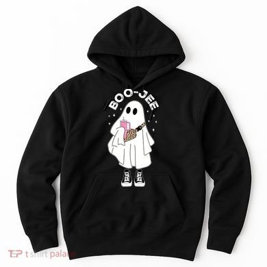 Boo Jee Spooky Season Cute Ghost Halloween Costume Boujee Hoodie