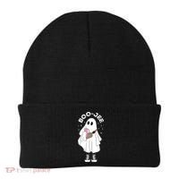 Boo Jee Spooky Season Cute Ghost Halloween Costume Boujee Beanie thumb 0