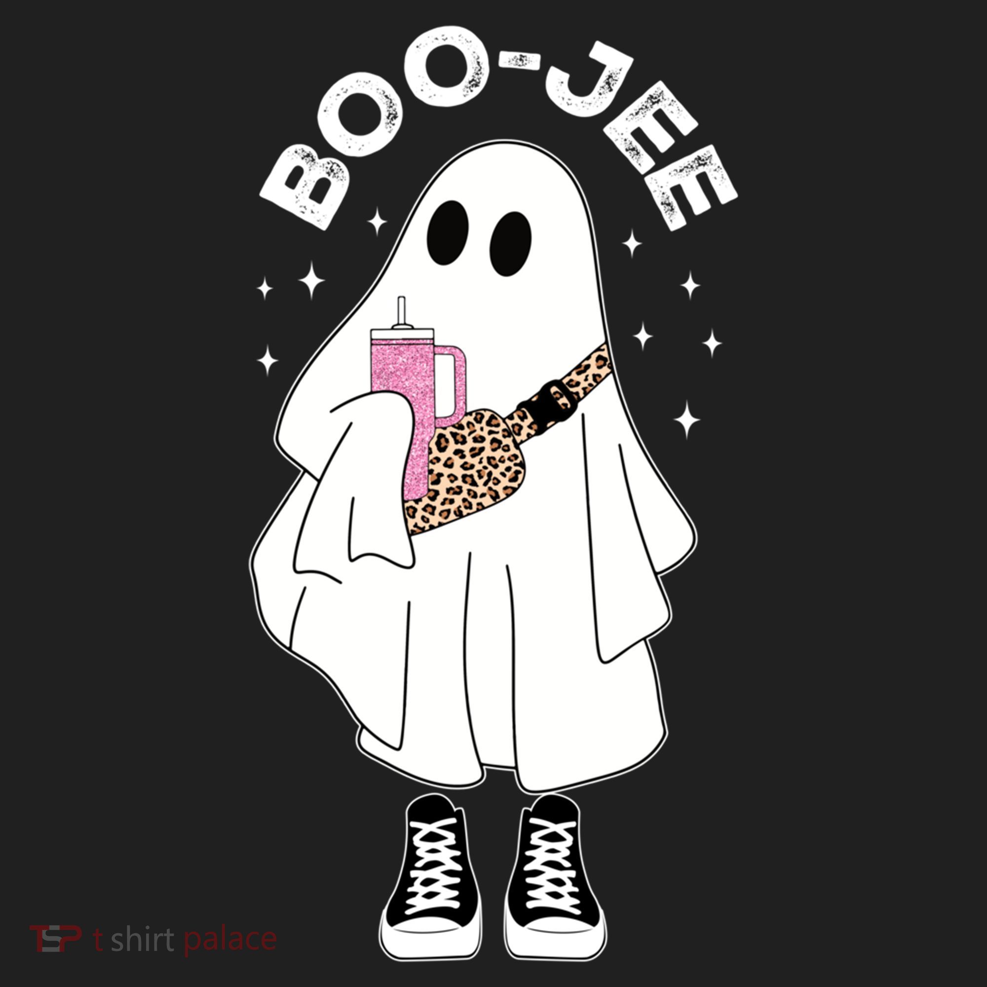 Boo Jee Spooky Season Cute Ghost Halloween Costume Boujee Beanie