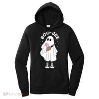 Boo Jee Spooky Season Cute Ghost Halloween Costume Boujee Women's Hoodie thumb 0