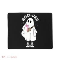 Boo Jee Spooky Season Cute Ghost Halloween Costume Boujee Mousepad thumb 0
