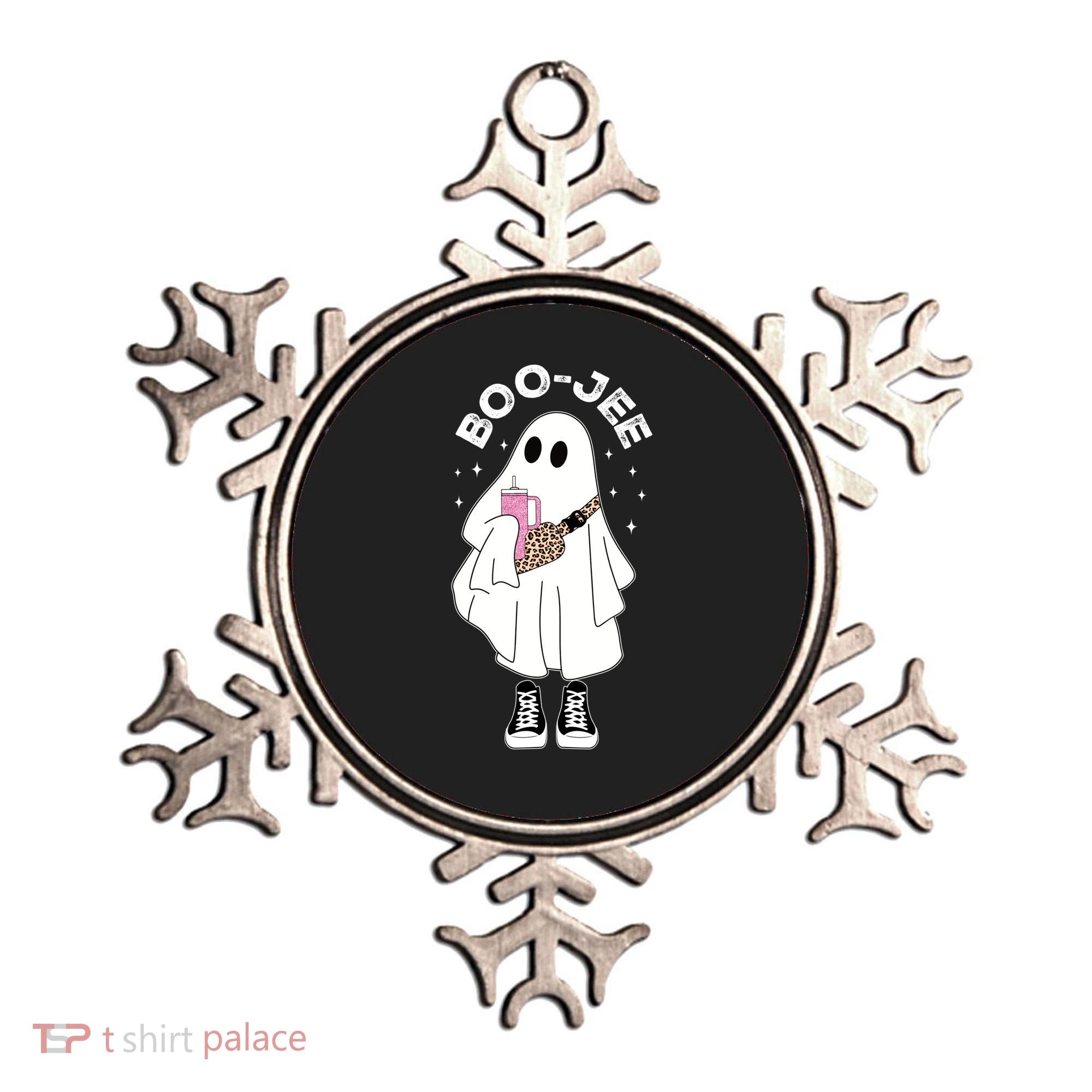 Boo Jee Spooky Season Cute Ghost Halloween Costume Boujee Ornament