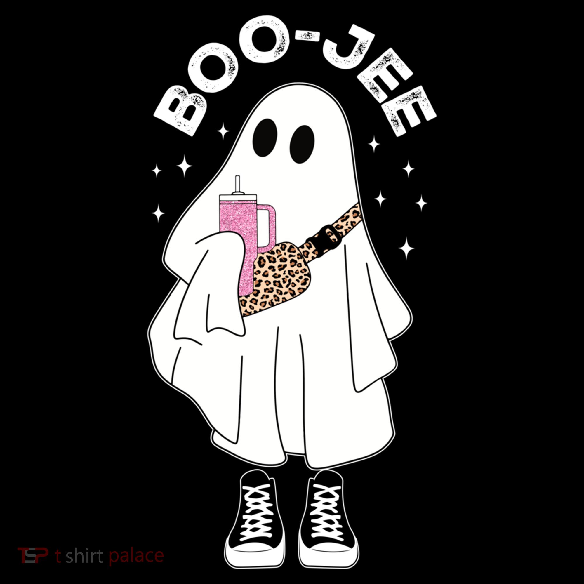 Boo Jee Spooky Season Cute Ghost Halloween Costume Boujee Toddler Hoodie