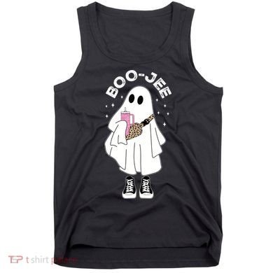 Boo Jee Spooky Season Cute Ghost Halloween Costume Boujee Tank Top