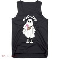 Boo Jee Spooky Season Cute Ghost Halloween Costume Boujee Tank Top thumb 0