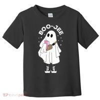 Boo Jee Spooky Season Cute Ghost Halloween Costume Boujee Toddler T-Shirt thumb 0
