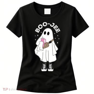 Boo Jee Spooky Season Cute Ghost Halloween Costume Boujee Women's T-Shirt