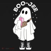 Boo Jee Spooky Season Cute Ghost Halloween Costume Boujee Kids Hoodie thumb 5