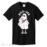 Boo Jee Spooky Season Cute Ghost Halloween Costume Boujee Kids T-Shirt thumb 0