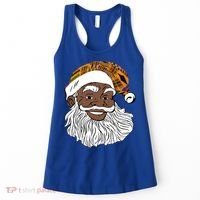 Black Jolly Santa African American Santa Kente Gift Women's Tank Top thumb 0