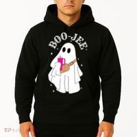 Boo Jee Spooky Season Cute Ghost Halloween Costume Boujee Hoodie thumb 2