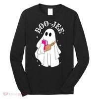 Boo Jee Spooky Season Cute Ghost Halloween Costume Boujee Long Sleeve Shirt thumb 0