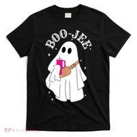 Boo Jee Spooky Season Cute Ghost Halloween Costume Boujee T-Shirt thumb 0