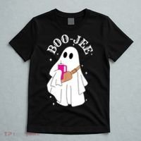 Boo Jee Spooky Season Cute Ghost Halloween Costume Boujee T-Shirt thumb 5