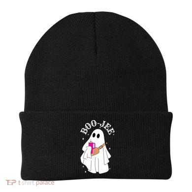 Boo Jee Spooky Season Cute Ghost Halloween Costume Boujee Beanie