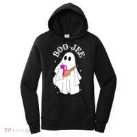 Boo Jee Spooky Season Cute Ghost Halloween Costume Boujee Women's Hoodie thumb 0