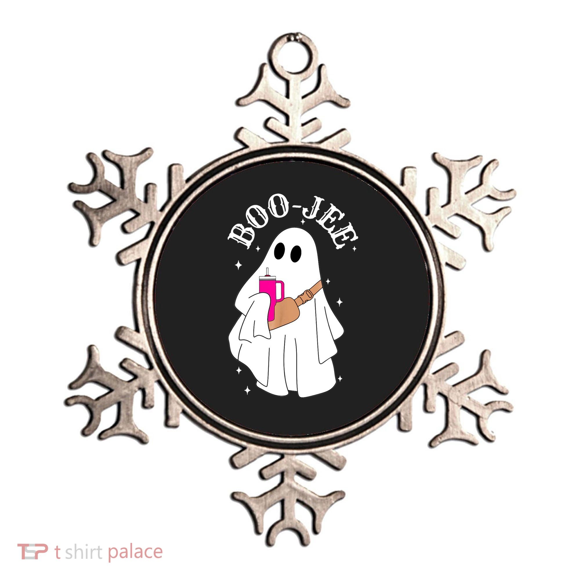 Boo Jee Spooky Season Cute Ghost Halloween Costume Boujee Ornament