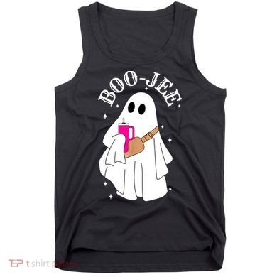 Boo Jee Spooky Season Cute Ghost Halloween Costume Boujee Tank Top
